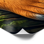Poster Tigre majestueux dans la jungle (Coin)