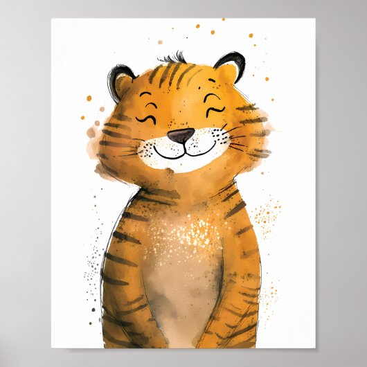 Poster Tigre Mignon  (Devant)