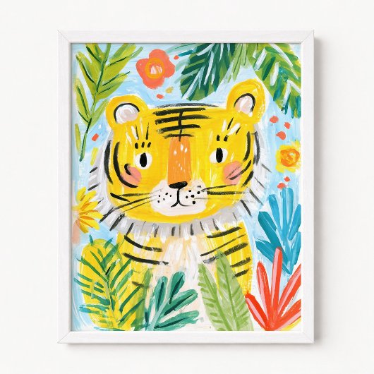 Poster Tigre mignon