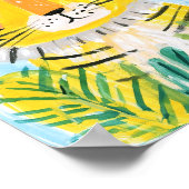 Poster Tigre mignon (Coin)