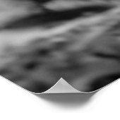 Poster Tigre noir et blanc (Coin)