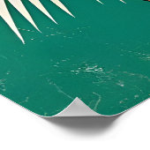 Poster tigre orange (Coin)