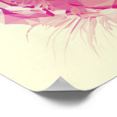 Poster Tigre Pastel Géométrique (Coin)