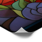 Poster Tigre rugissant (Coin)