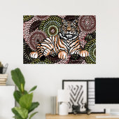 Poster Tigre sage (Bureau à domicile)