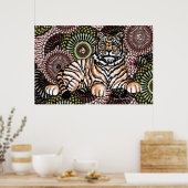 Poster Tigre sage (Cuisine)