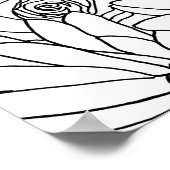 Poster Tigre sage (Coin)