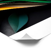 Poster Tigre Toné De Terre : Un Papier Quilling Art (Coin)