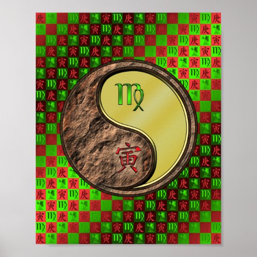 Poster Tigre Virgo & Metal (Devant)