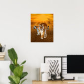 Poster Tigres (Bureau à domicile)