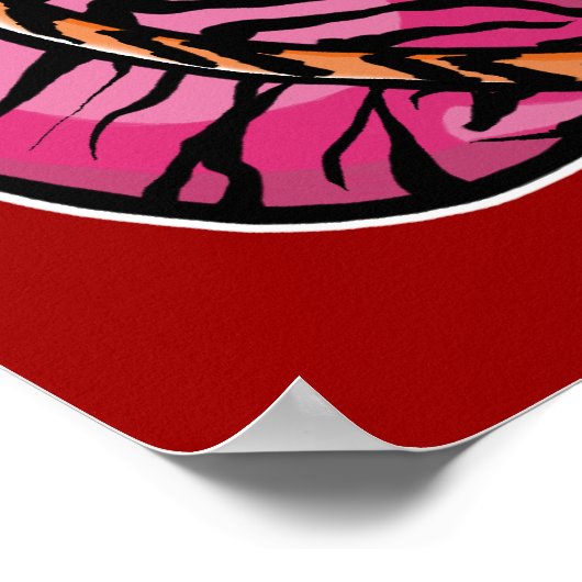 Poster Tigres amoureux (Coin)