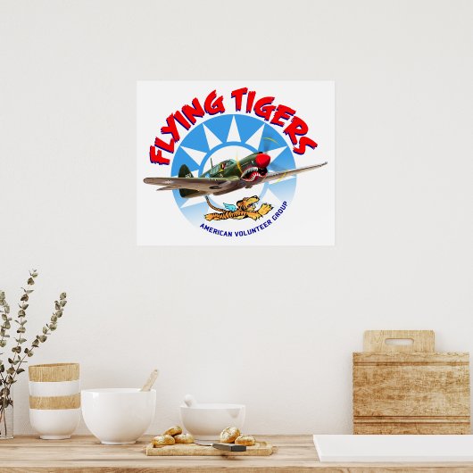 Poster Tigres volants (Cuisine)