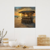 Poster Tiki Bar - 2 - (Cuisine)