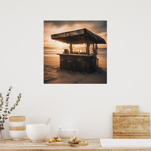 Poster Tiki Bar - 5 - (Cuisine)