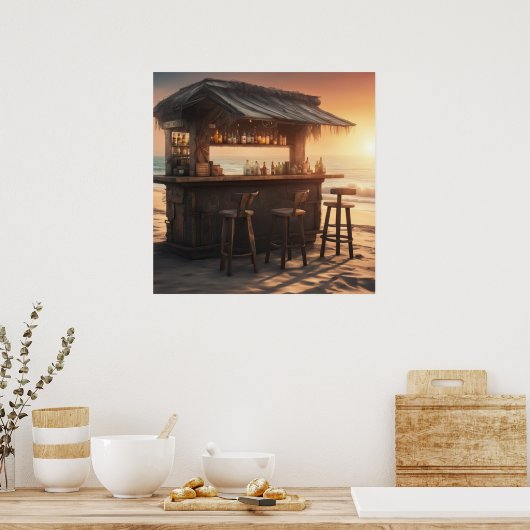 Poster Tiki Bar - 6 - (Cuisine)