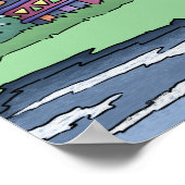 Poster Tiki Bird Plum (Coin)