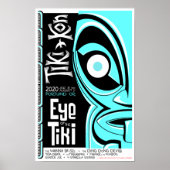 Poster Tiki Kon : OEil de l'affiche Tiki (OEil ouvert) (Devant)