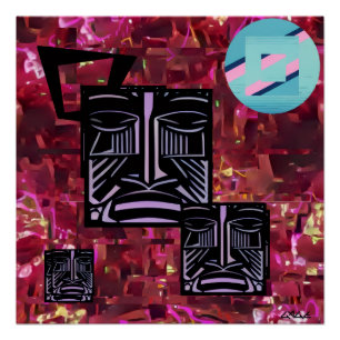 Poster Tiki récursif