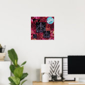 Poster Tiki récursif (Bureau à domicile)