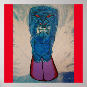 Poster Tiki Surf King Ken Gage