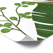 Poster Tiki Time Luau Summer Beach Mariage Bienvenue (Coin)