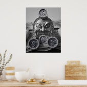 POSTER TILE DU TOIT DU TEMPLE YAKUSHI-JI (Cuisine)