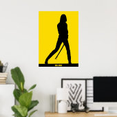 Poster TILL BILL Silhouette minimale (Bureau à domicile)