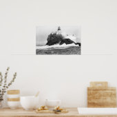 Poster Tillamook, Phare De L'Oregon Près De La Mer, OU (Cuisine)