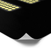 Poster TILT Pinball #7 Conception minimaliste (Coin)