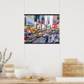 Poster Tilt-shift - Time Carré - New York (Cuisine)