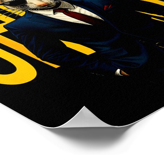 Poster Tim Cheese - Funny Secret Agent Mouse Brainrot Kid (Coin)