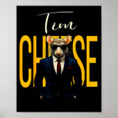 Poster Tim Cheese - Funny Secret Agent Mouse Brainrot Kid (Devant)