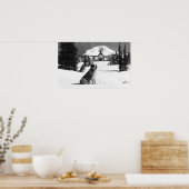 Poster Timberline Lodge et "Lady" le propriétaire (Cuisine)