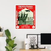 Poster Timbre de la Tripolitaine 1934 (Bureau à domicile)