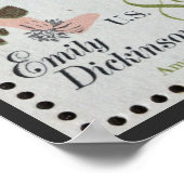 Poster Timbre Emily Dickinson (Coin)