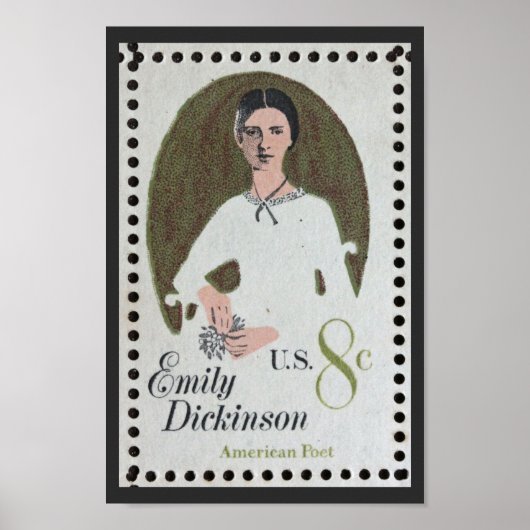 Poster Timbre Emily Dickinson (Devant)