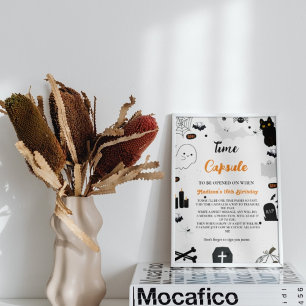 Poster Time Capsule Halloween Ghost 1er Anniversaire jeu