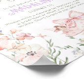 Poster Time Capsule Whimsical garden Fairy First Birthday (Coin)