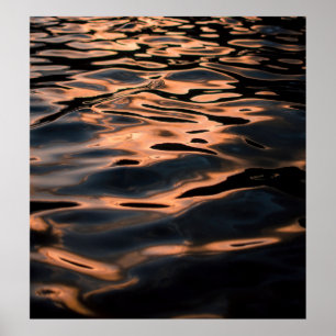 Poster Time lapse photography of rippling water