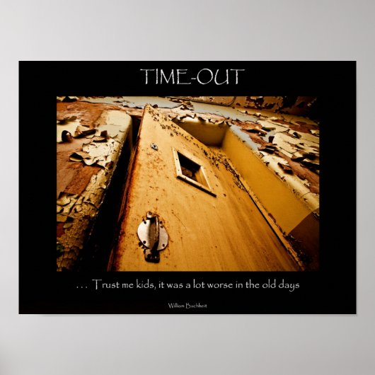 Poster "Time Out" (Devant)