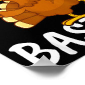 Poster Time To Get Basted Funny Beer Thanksgiving Turkey  (Coin)