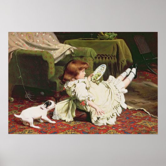 Poster Time to Play, 1886 (Devant)
