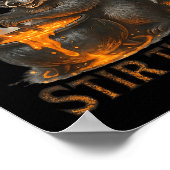 Poster Time To Stir T Funny Raccoon Retro Halloween Anima (Coin)