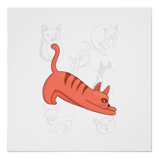 Poster Time to Stretch Duvet Cover Drawstring Bag (Devant)
