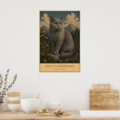 Poster Timeless Charm: British Shorthair (Cuisine)