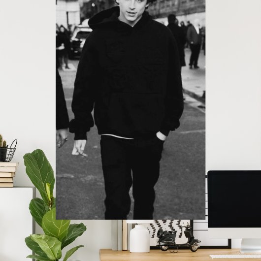 Poster timothee chalamet marche (Bureau à domicile)