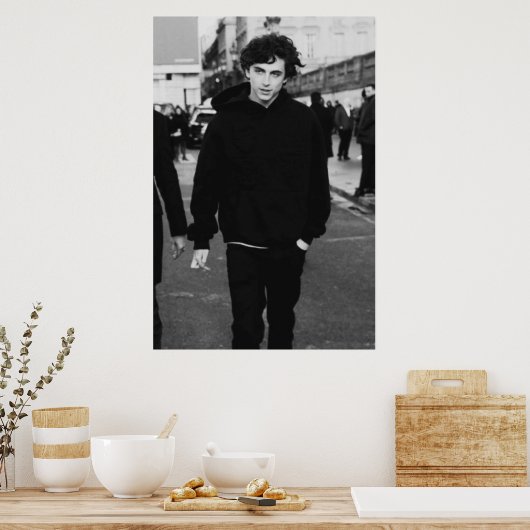 Poster timothee chalamet marche (Cuisine)