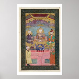 Poster Timur (1336-1405), Babur (1483-1530, r.1526-30)
