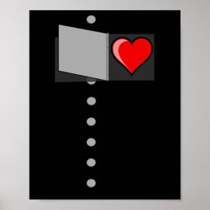 Poster Tin Man Heart Halloween Wizard Of Oz Tin Man Costu