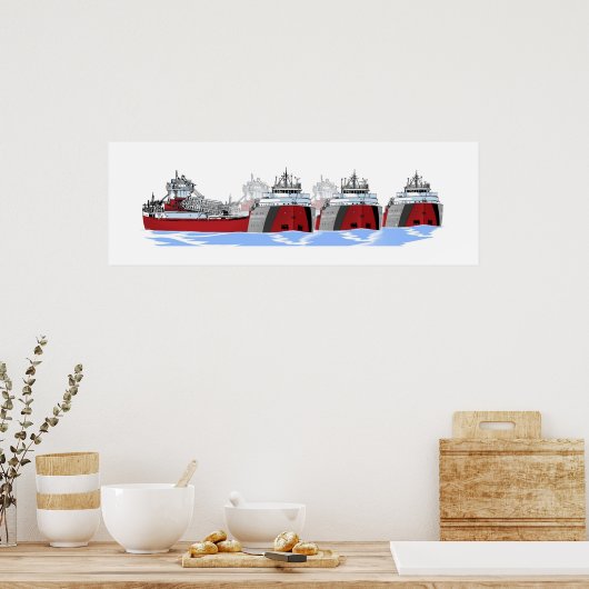 Poster Tin Stacker AAA Trio (Cuisine)